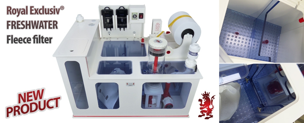 Royal Exclusiv® can also be sweet -> fleece filter for fresh wat