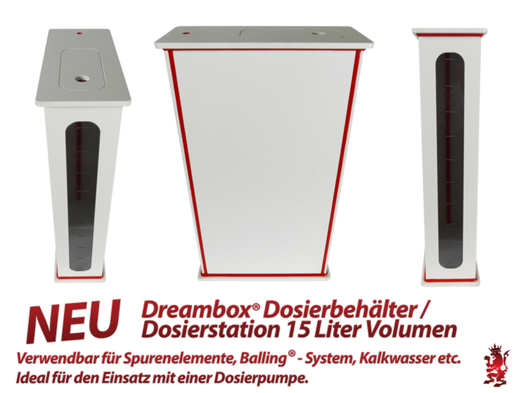 Royal Exclusiv Dreambox - Dosierbehälter / Dosierstation 15 Liter Volumen