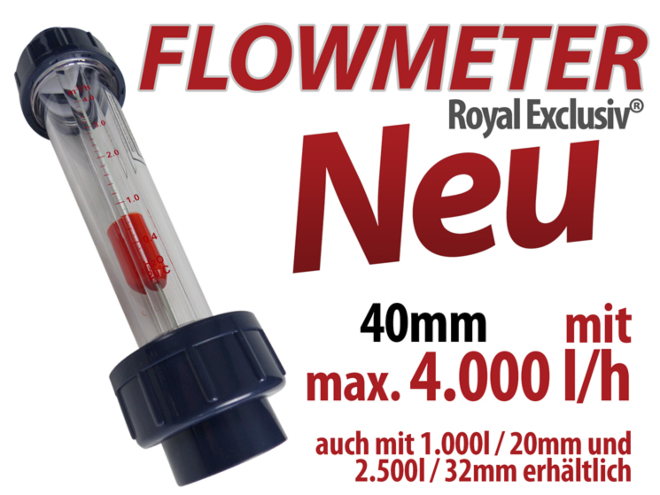 Royal Exclusiv Durchfluss mengenmesser flow meter messer