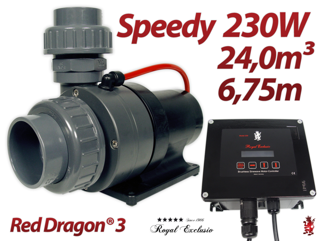 Royal Exclusiv Red Dragon 3 Speedy 230W Pump