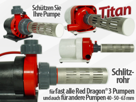 Royal Exclusiv Red Dragon schlitzrohr schutz Pumpe