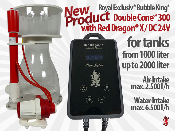Royal Exclusiv Bubble King Double Cone 300 Red Dragon X new Pump Pumps  Serie new skimmer