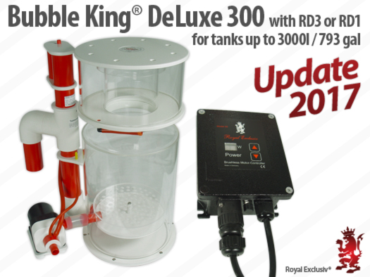 Bubble King DeLuxe 300 skimmer Update 2017 Royal Exclusiv