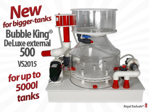 Royal Exclusiv Bubble King DeLuxe 500 external 2015 skimmer