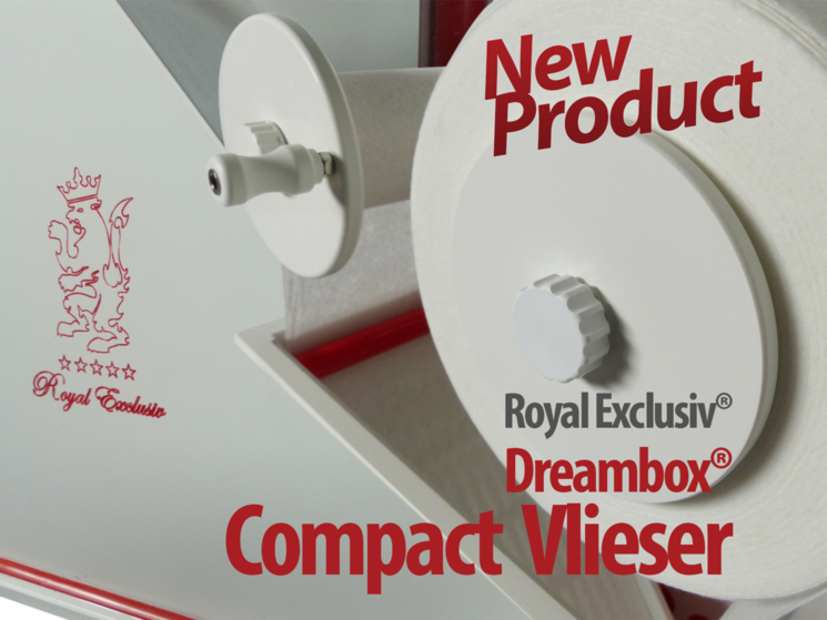 Royal Exclusiv Dreambox COMPACT Vlieser roll rolling fleece