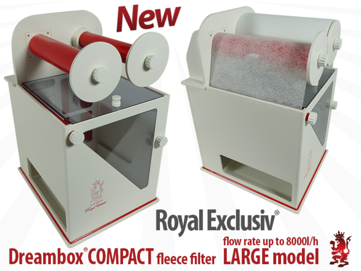 Royal Exclusiv Dreambox Compact rolling fleece filter complete