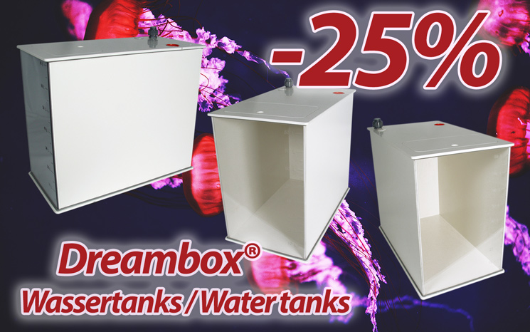 Royal Exclusiv Dreambox water tank reduction 25%