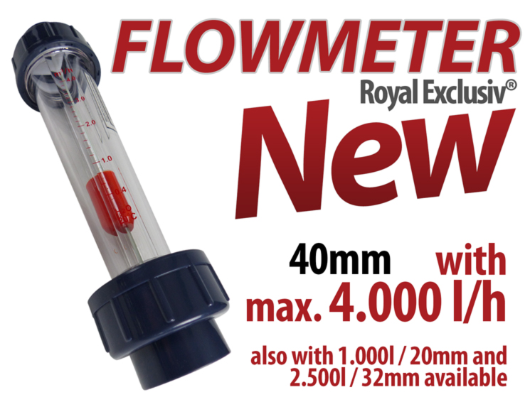Royal Exclusiv Durchfluss mengenmesser flow meter messer