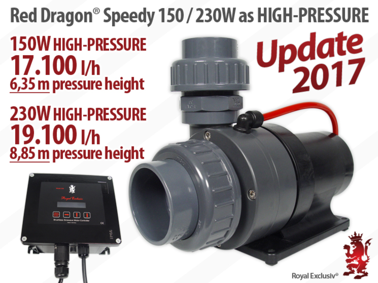 Royal Exclusiv RED DRAGON 3 Speedy High Pressure Version
