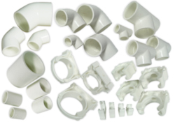 Weiße Fittings // Programm