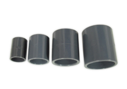 PVC Rohr-Muffen grau