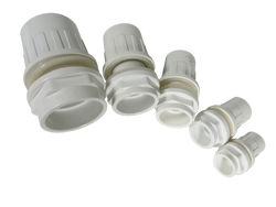 PVC Tankverschraubungen weiß