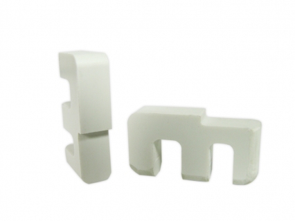 Dreambox - Kabelhalter - 2fach 3er Set -kurze Fräsung-