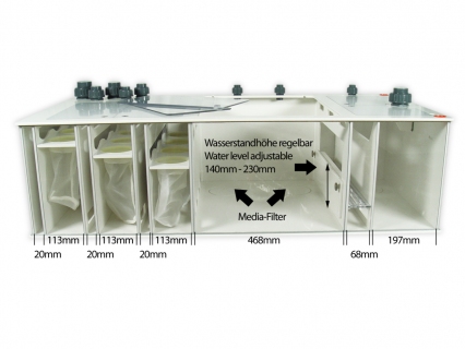 Dreambox - Filteranlage Gr. S 125x60x35cm