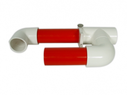 Winkel + Teleskoprohr + Nivellierendes Rohr Bubble King® DeLuxe 250 intern VS15