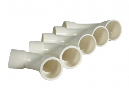 PVC 90° Bögen Ø 20mm weiß