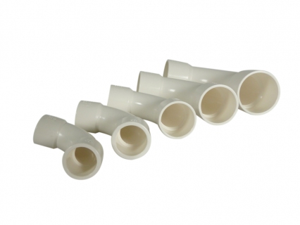 PVC 90° Bögen Ø 32mm weiß