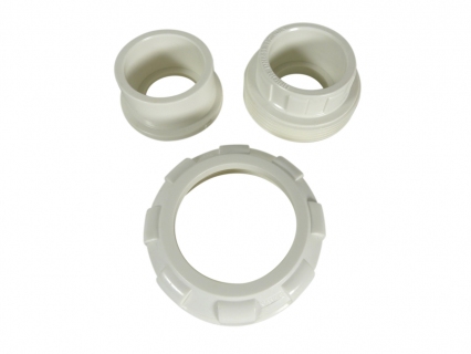 Verschraubung komplett Ø 20 mm weiß