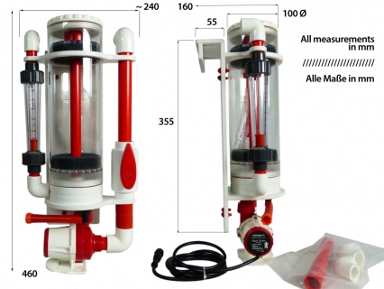 HANG ON Dreambox - Patronen - Medienfilter Ø 100mm EINFACH 2.0 Liter Volumen SpaceSaver