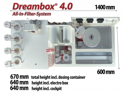 ALL-IN Vlies Dreambox 4.0 - Filteranlage bis zu 2000l Aquarien