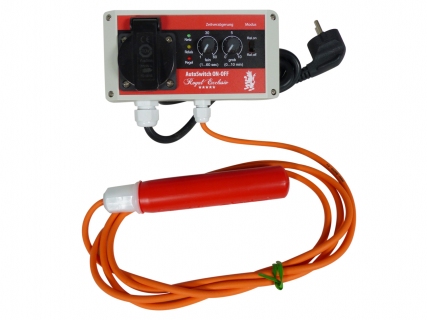 AutoSwitch ON/OFF mit Schwimmer und schaltbarer Steckdoseneinheit