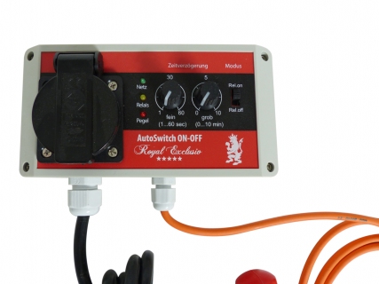AutoSwitch ON/OFF mit Schwimmer und schaltbarer Steckdoseneinheit