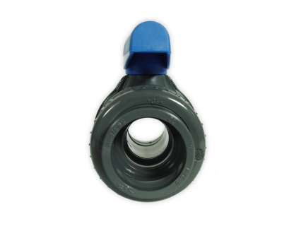 PVC +GF+ Kugelhahn grau 63mm PVC +GF+ Kugelhahn grau 63mm