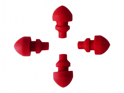 Gummifüße rot