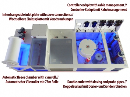 Vlies Dreambox - Filteranlage 3.1 mit Refugium 200 x 74 cm