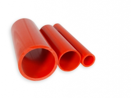 PVC Rohr rot je Meter Durchmesser Ø 25 mm