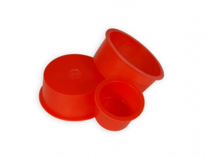 Rohrabdeckung Ø 63mm rot