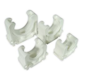 PVC Rohrklemmen Ø 32mm weiß