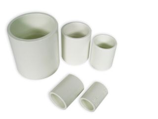 PVC pipe socket / bushing Ø 63mm white