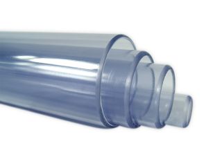 PVC Rohr transparent je Meter Ø 25 mm