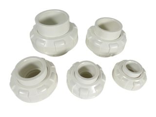 screw connection complete Ø 25 mm white