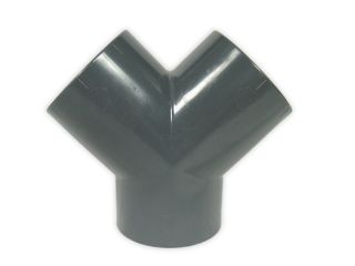 PVC Y-Piece Ø 63mm grey