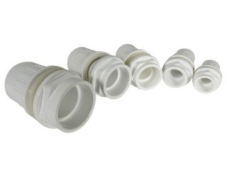 PVC Bulk head // tank fitting Ø 50mm white