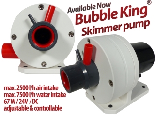 Red Dragon® Bubble King® Abschäumerpumpe DC 67 Watt 2500 l/h für BK DL 200 - 300
