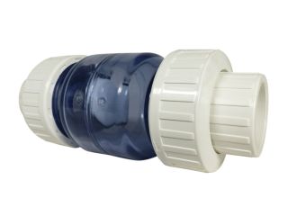 PVC Rückschlagventil Ø 63mm weiß