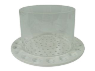 Lochplatte PVC 187/92 Bubble King® Double Cone 200