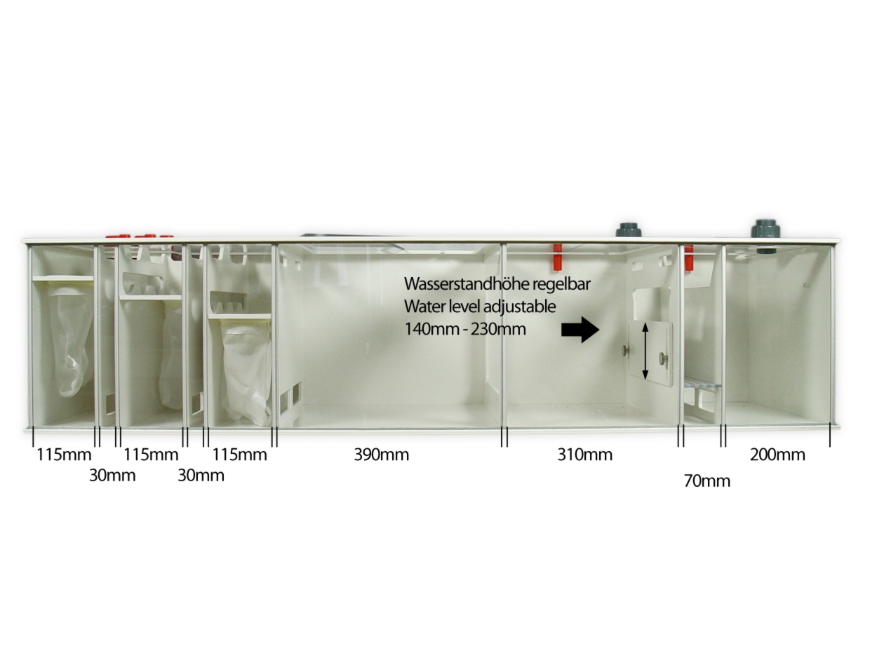 Dreambox - Filteranlage Gr. M 149x49x35cm