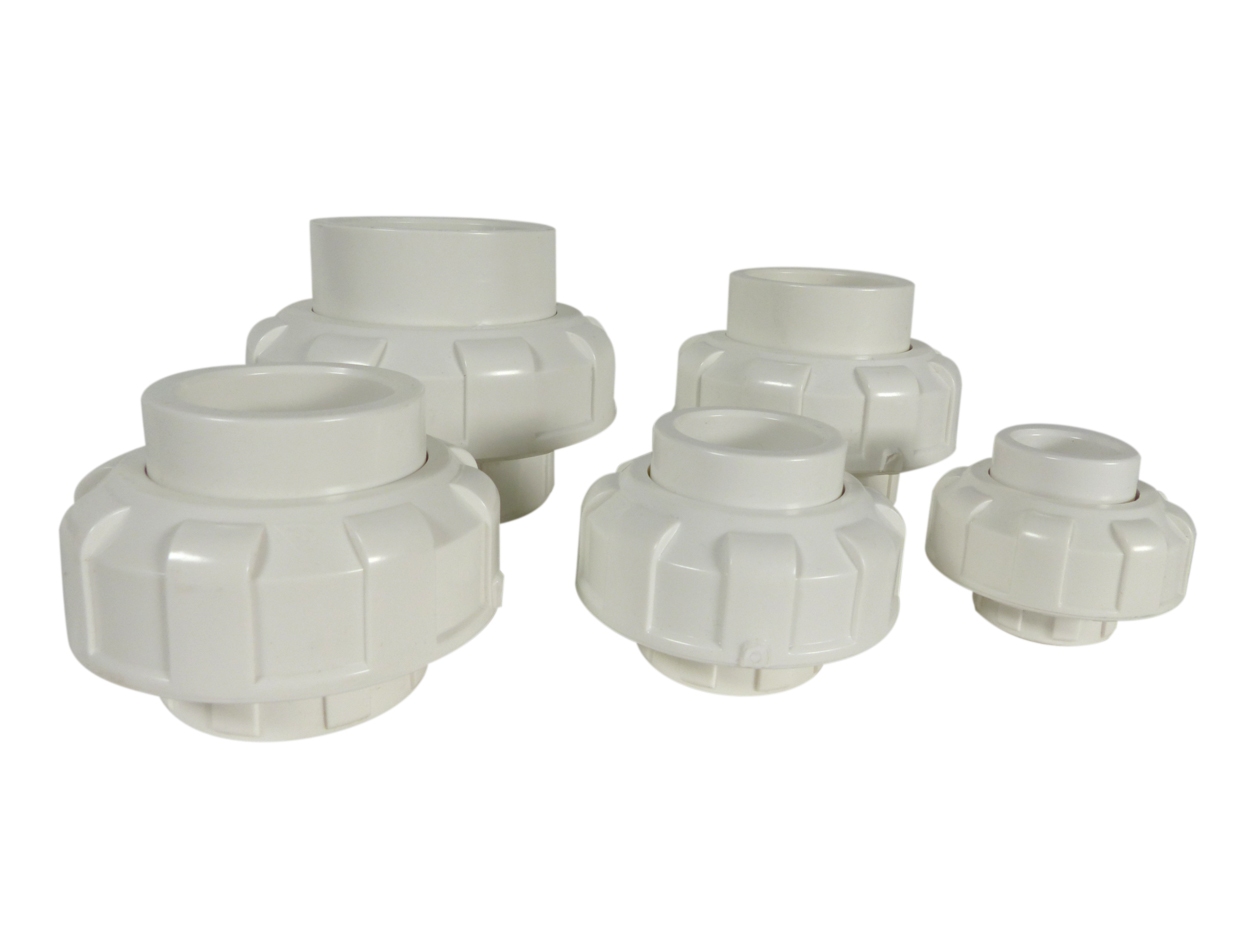 Verschraubung komplett Ø 25 mm weiß