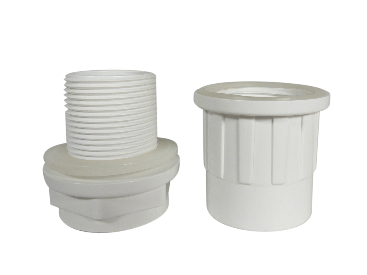 PVC Tankverschraubung Ø 50mm grau