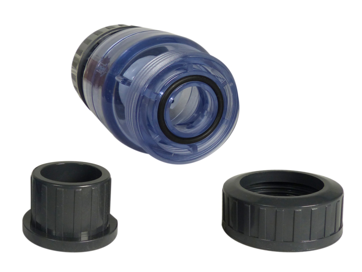 PVC Rückschlagventil Ø 25mm grau