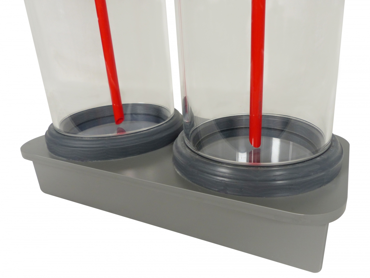 Dreambox - Dosierbehälter / Dosierstation 8 Liter Volumen - GRAU - Limited Edition