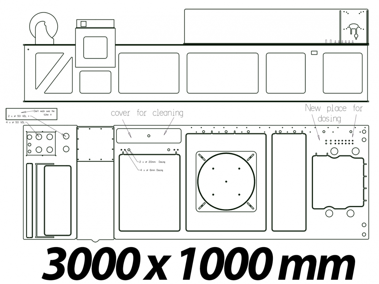 Vlies Dreambox - Filteranlage 3.1 mit Refugium 130 - 300 cm