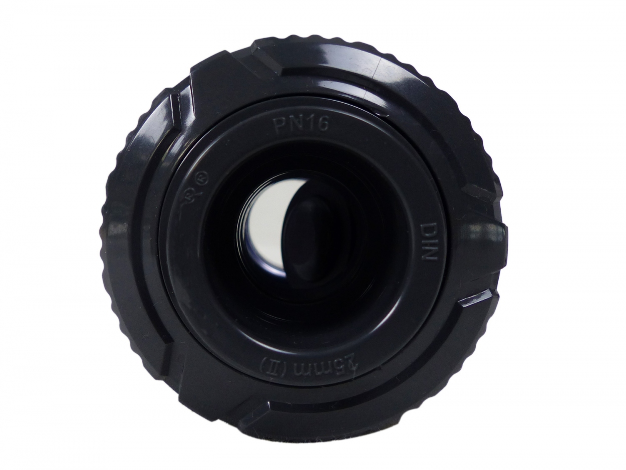 PVC Rückschlagventil Ø 25mm grau Kurze/Kompakte Ausführung