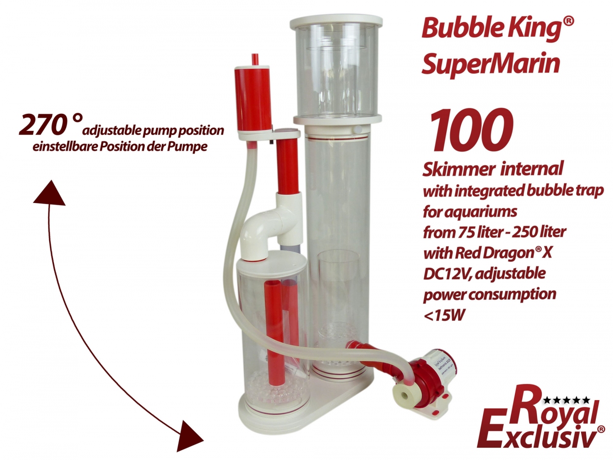 Bubble King® Supermarin 100 mit Red Dragon X DC 12V mit Entgasungskammer