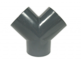 PVC Y-Stück Ø 63mm grau PVC Y-Stück Ø 63mm grau