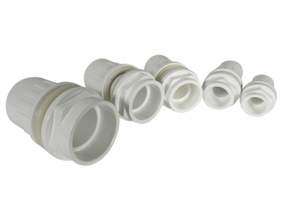 PVC Tankverschraubung Ø 20mm weiß